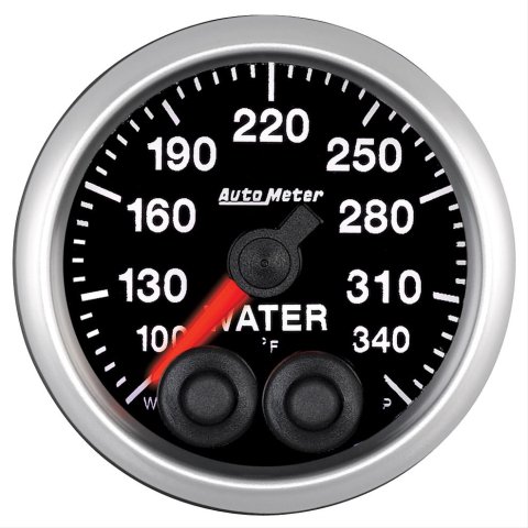 Autometer Elite 52mm 100-340 Deg F Water Temperature Peak and Warn Gauge w/ Electronic Control