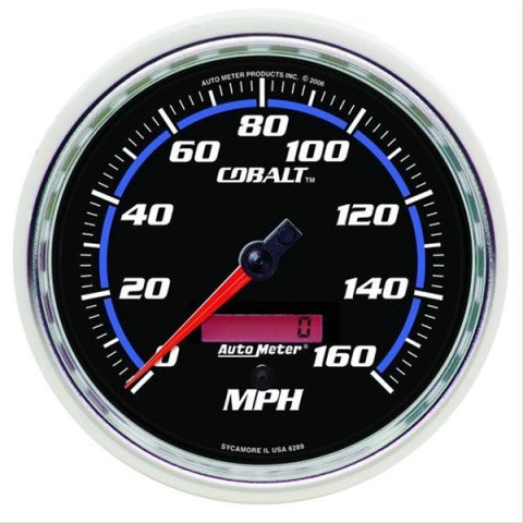 Autometer Cobalt 5in 160mph In-Dash Electronic Programmable Speedometer
