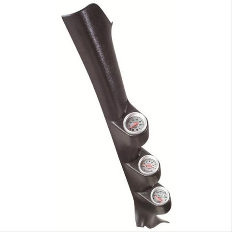 Autometer 97-01 Ford F-150 / 02-03 Harley-Davidson F150 Models 52mm Black Triple Pillar Pod