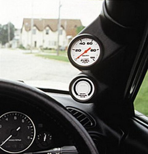 Autometer 88-91 Honda CRX/Civic Black Right Hand Dual Pod