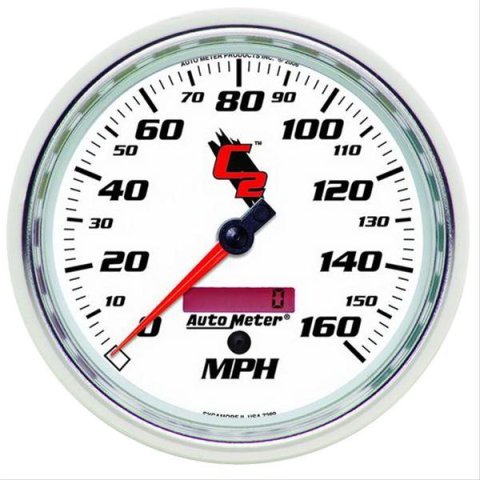 Autometer C2 5 inch 160MPH In-Dash Electronic Programmable Speedometer