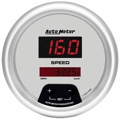Autometer Ultra-Lite 3 3/8in 160 MPH Digital Speedo Gauge