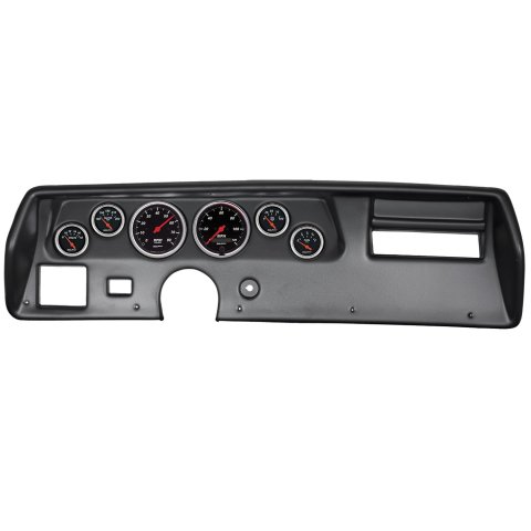 Autometer American Muscle Gauge Kit 6 Pc Chevelle SS/Monte 70-72 Tach/Mph/Fuel/Oilp/Wtmp/Volt