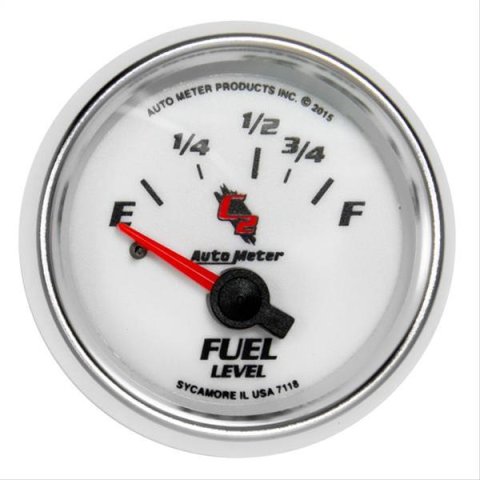 Autometer C2 Gauge Fuel Level 2 1/16in 16e To 158f Elec C2
