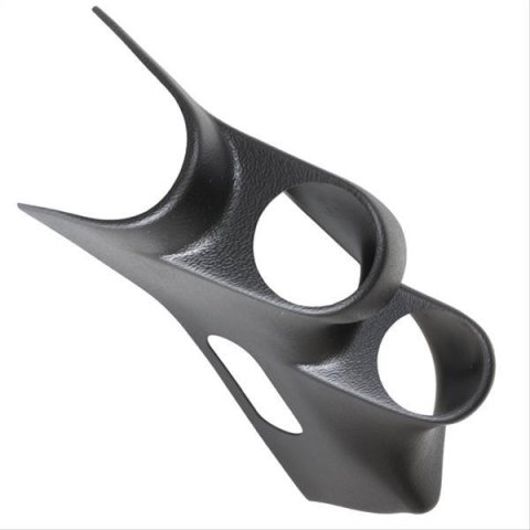 Autometer 97-02 Chevrolet Corvette Dual 2 1/16in Black 52mm Gauge Pod