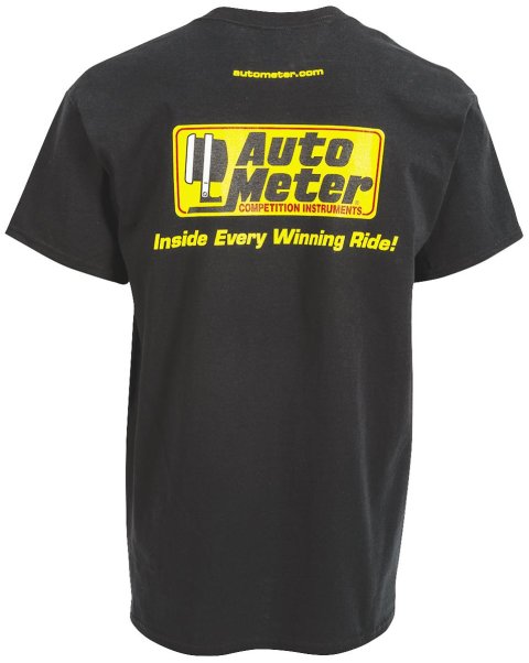 Autometer Black Competition Instruments T-Shirt - XXL