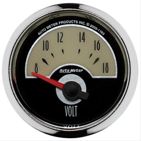 Autometer Cruiser Voltmeter 2 1/16in 18V Electric Gauge