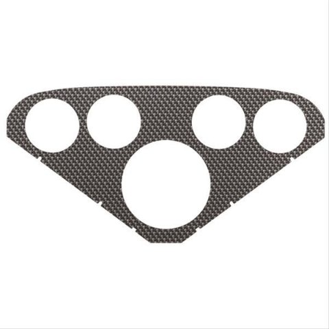 AutoMeter Faceplate For PN 2208 Optional Silver Carbon Look