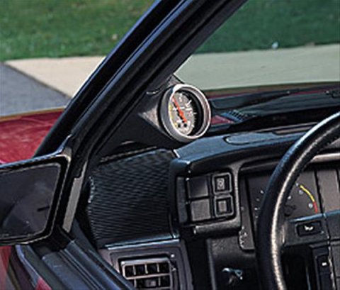 AutoMeter Gauge Mount A-Pillar Full Single 2-5/8in. Gray Honda Civic (2Dr.) 92-95 Eg