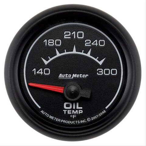 AutoMeter Gauge Oil Temp 2-1/16in. 140-300 Deg. F Electric Es