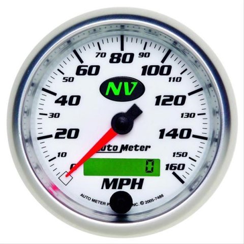 AutoMeter Gauge Speedometer 3-3/8in. 160MPH Elec. Programmable NV