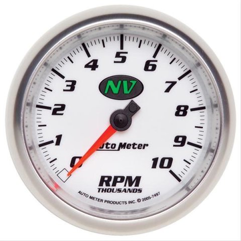 AutoMeter Gauge Tachometer 3-3/8in. 10K RPM In-Dash NV