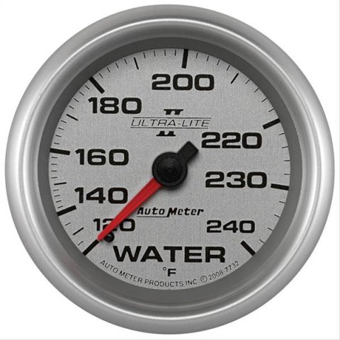 AutoMeter Gauge Water Temp 2-5/8in. 120-240 Deg. F Mechanical Ultra-Lite II