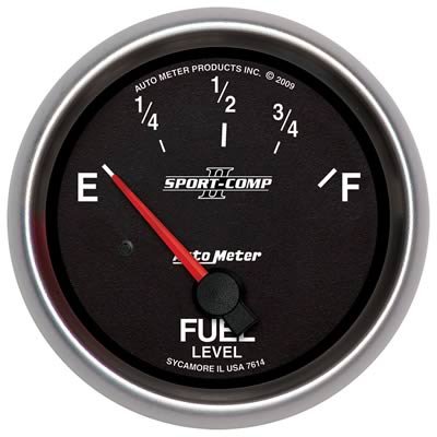 Autometer Sport-Comp II 2-5/8in Short Sweep Electronic 0-90ohms Fuel Level Gauge