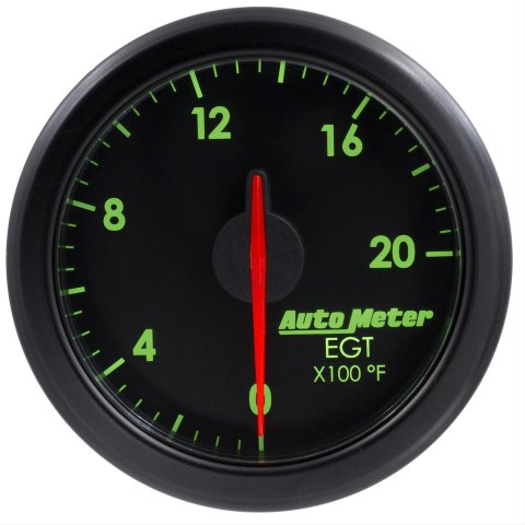 Autometer Airdrive 2-1/16in EGT Gauge 0-2000 Degrees F - Black
