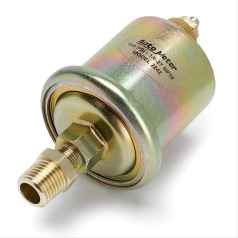 Autometer Oil Pressure Sensor 0-80PSI 1/8in NPT Male For Short Sweet Elec.