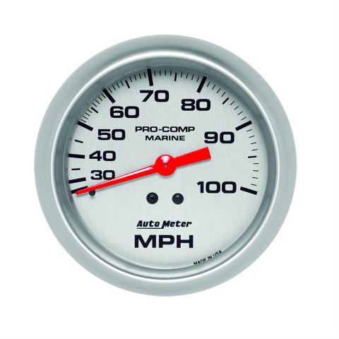 Autometer Marine Silver Mechanical Speedometer