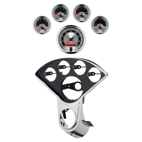 Autometer American Muscle Direct Fit Dash Kit 55-59 Chevy Truck (1 x 3-3/8in. / 4 x 2-1/16in.)