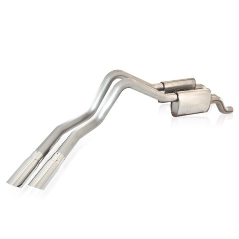 Stainless Works 2010-14 Raptor Exhaust 3in Chambered Mufflers Exits Behind Passenger Rear Tire