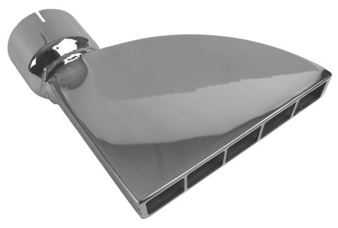 Stainless Works Boxxter Exhaust Tips 3in ID Inlet 1.5in x 8.5in Inline Outlet