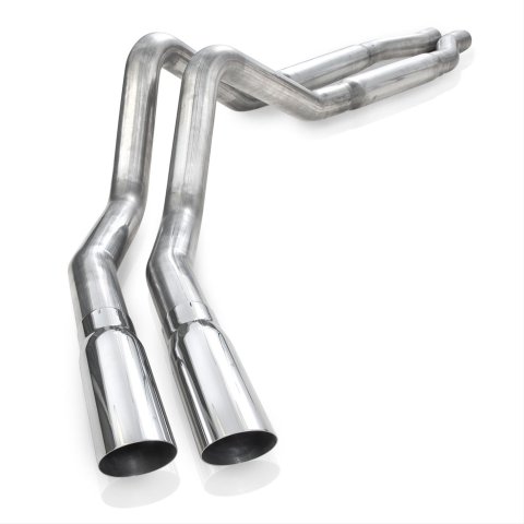 Stainless Works 2011-14 F-150 5.0L 3in Exhaust S-Tube Mufflers Behind Passenger Rear Tire Exit