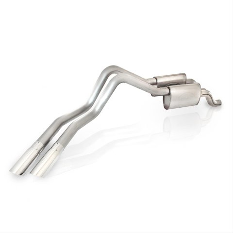 Stainless Works 2010-14 Raptor Exhaust 3in S-Tube Mufflers Exits Behind Passenger Rear Tire