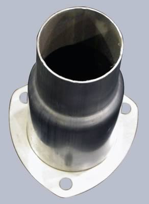 Stainless Works Collector Adapter 3-Bolt 3-1/2in OD Tubing 3in OD Outlet