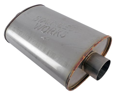 Stainless Works 3in ID CENTER INLET/ 3in OD CENTER OUTLET 5inX9in