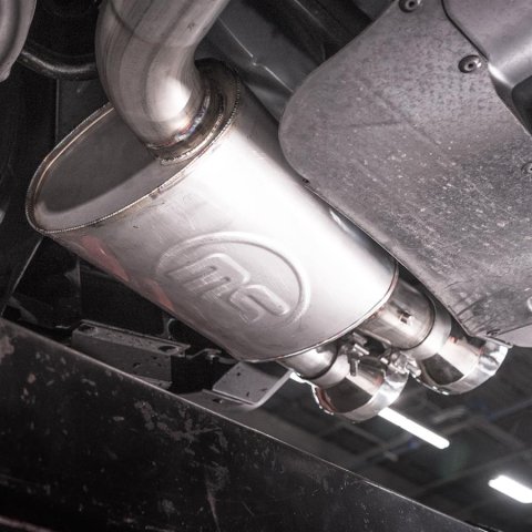 Stainless Works 2020 Ford GT500 Legend Catback H-Pipe Exhaust Factory Connect - Polished Tips