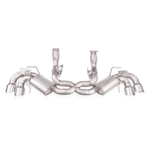 Stainless Works 20-21 Chevrolet Corvette C8 6.2L Redline Cat-Back Exhaust w/ Polished Tips
