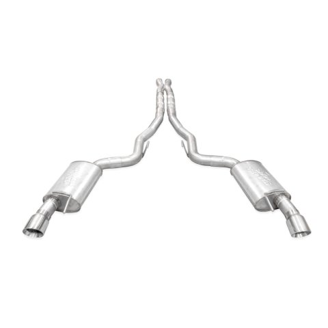 Stainless Works 2024 Mustang GT Catback Dual Tips Legend Sound X-Pipe Factory Connect Exhaust