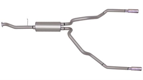 Gibson 99-05 Chevrolet Silverado 1500 Base 4.3L 2.5in Cat-Back Dual Split Exhaust - Aluminized