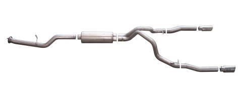 Gibson 07-09 Chevrolet Silverado 2500 HD LT 6.0L 2.25in Cat-Back Dual Split Exhaust - Stainless