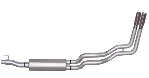 Gibson 06-08 Dodge Ram 1500 Laramie 5.7L 2.5in Cat-Back Dual Sport Exhaust - Stainless