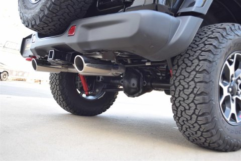 Gibson 18-22 Jeep Wrangler JL Sport 3.6L 2.5in Cat-Back Dual Split Exhaust - Stainless
