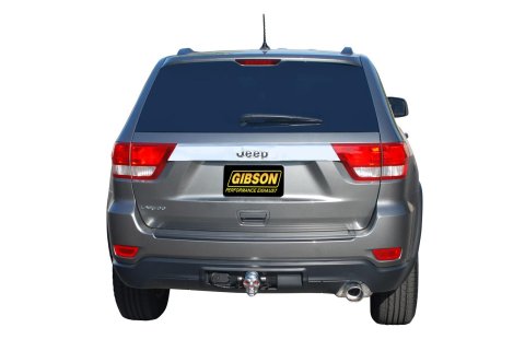 Gibson 11-12 Jeep Grand Cherokee Laredo 3.6L 2.5in Axle-Back Single Exhaust - Stainless