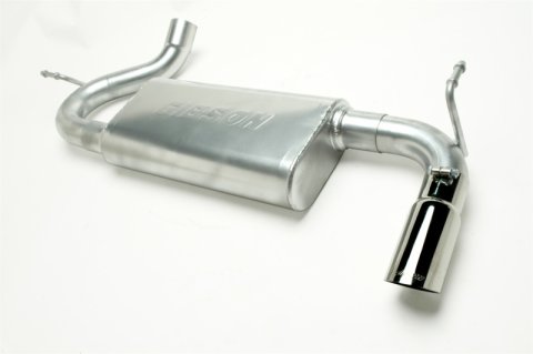 Gibson 07-17 Jeep Wrangler 3.6L Unlimited/ 07-11 Wrangler 3.8L Cat-Back Exhaust - Stainless