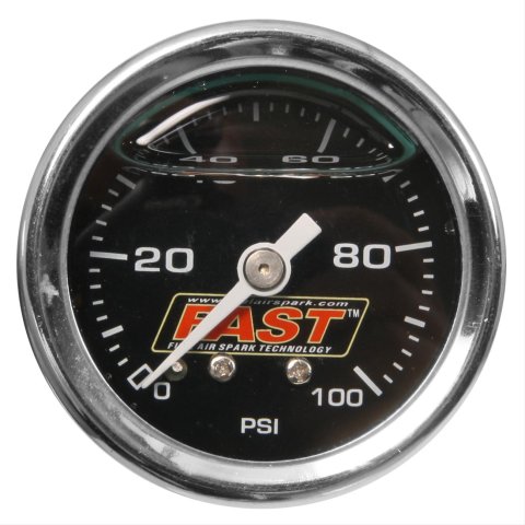 FAST Gauge Kit LSX 0-100 PSI Fuel