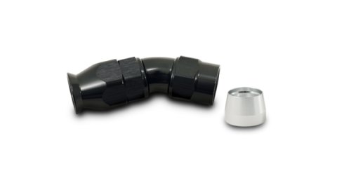 Vibrant -10AN 30 Degree Hose End Fitting for PTFE Lined Hose