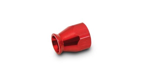 Vibrant -4AN Hose End Socket for PTFE Hose Ends - Red