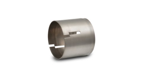 Vibrant 2.50in OD Gr 1 Titanium Slip Fit Sleeve