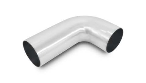 Vibrant 1.75in CLR 2in x 5in Leg Length 2.5in OD 90 Deg Tight Radius Aluminum Bend