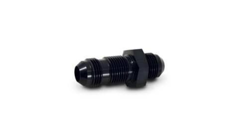 Vibrant -20AN Flare Straight Bulkhead Adapter Fitting - Aluminum