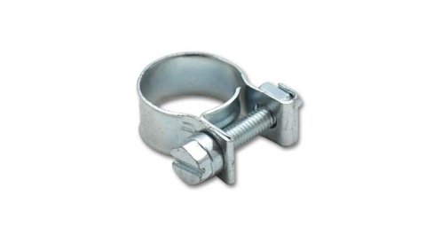 Vibrant Fuel Injector Style Mini Hose Clamps 16-18mm clamping range Pk of 10 Zinc Plated Mild Steel