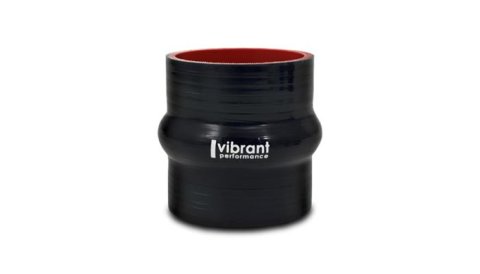Vibrant Silicone Hump Hose Coupler 3.75in ID x 3.00in Long - Black