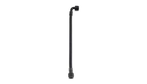 Vibrant -6 AN PTFE Hose Assy Female fittings Straight/90 (24in long)