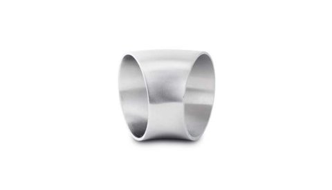 Vibrant 1.5in OD T304 SS 45 Deg Mandrel Bend Elbow (1.5in Centerline Radius)