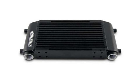 Vibrant Single Pass Oil Cooler Assembly 6in x 10in x 2in