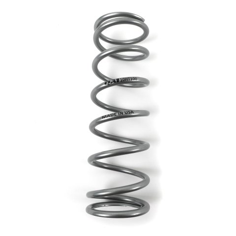 QA1 2-1/2in ID High Travel Spring - 10in Length x 100lbs/in - Silver Powder Coated