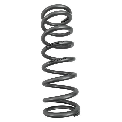 QA1 2-1/2in ID High Travel Spring - 10in Length x 200lbs/in - Silver Powder Coated
